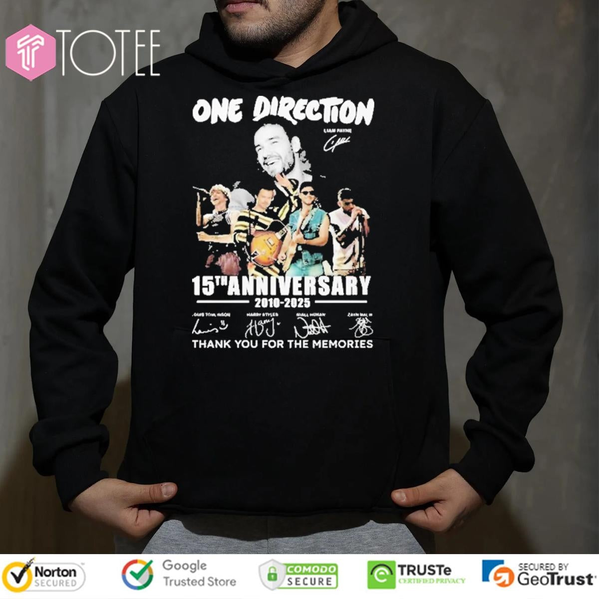 15Th Anniversary 2010-2025 One Direction Liam Payne Signatures T-shirt