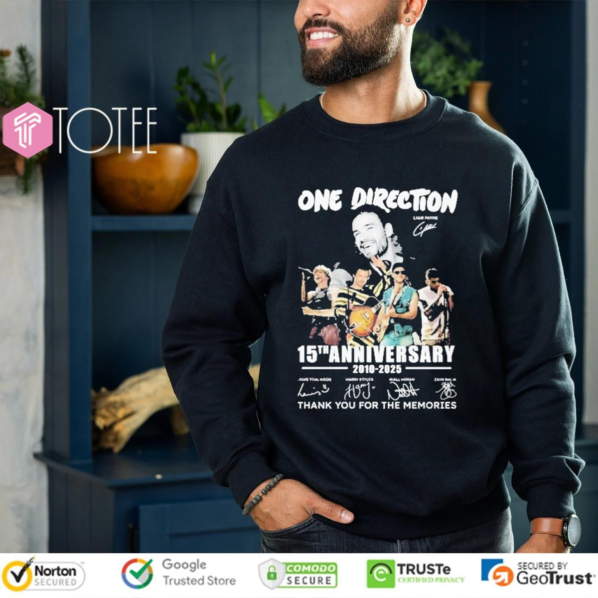 15Th Anniversary 2010-2025 One Direction Liam Payne Signatures T-shirt