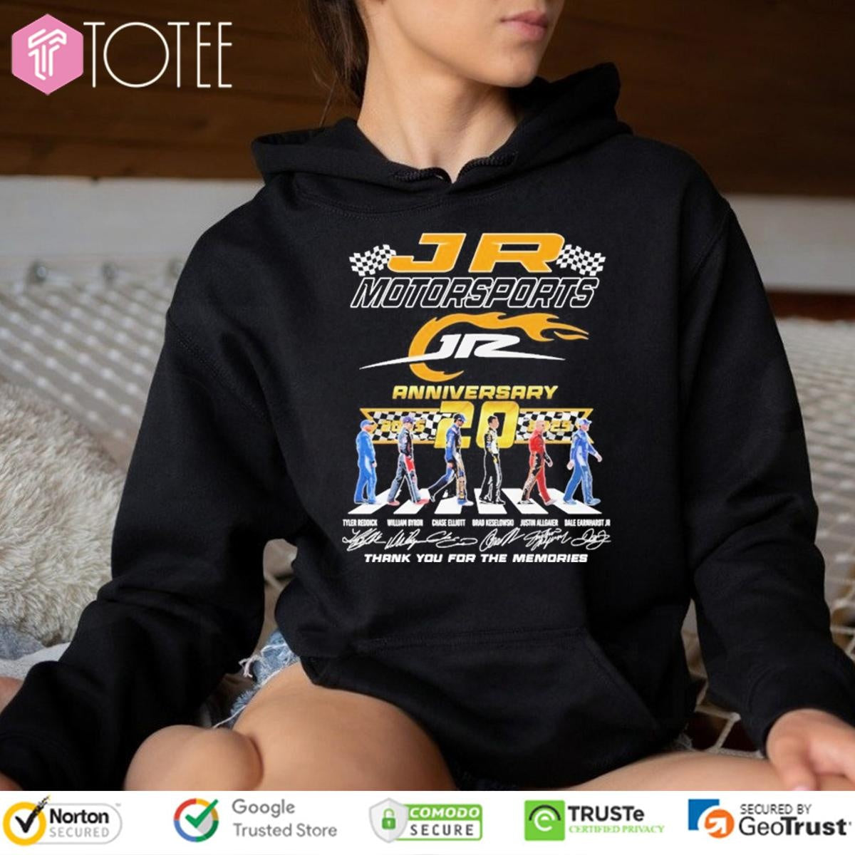 20Th Anniversary 2005-2025 Jr Motorsports Abbey Road Signatures T-shirt