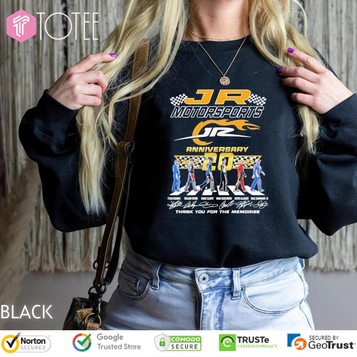 20Th Anniversary 2005-2025 Jr Motorsports Abbey Road Signatures T-shirt