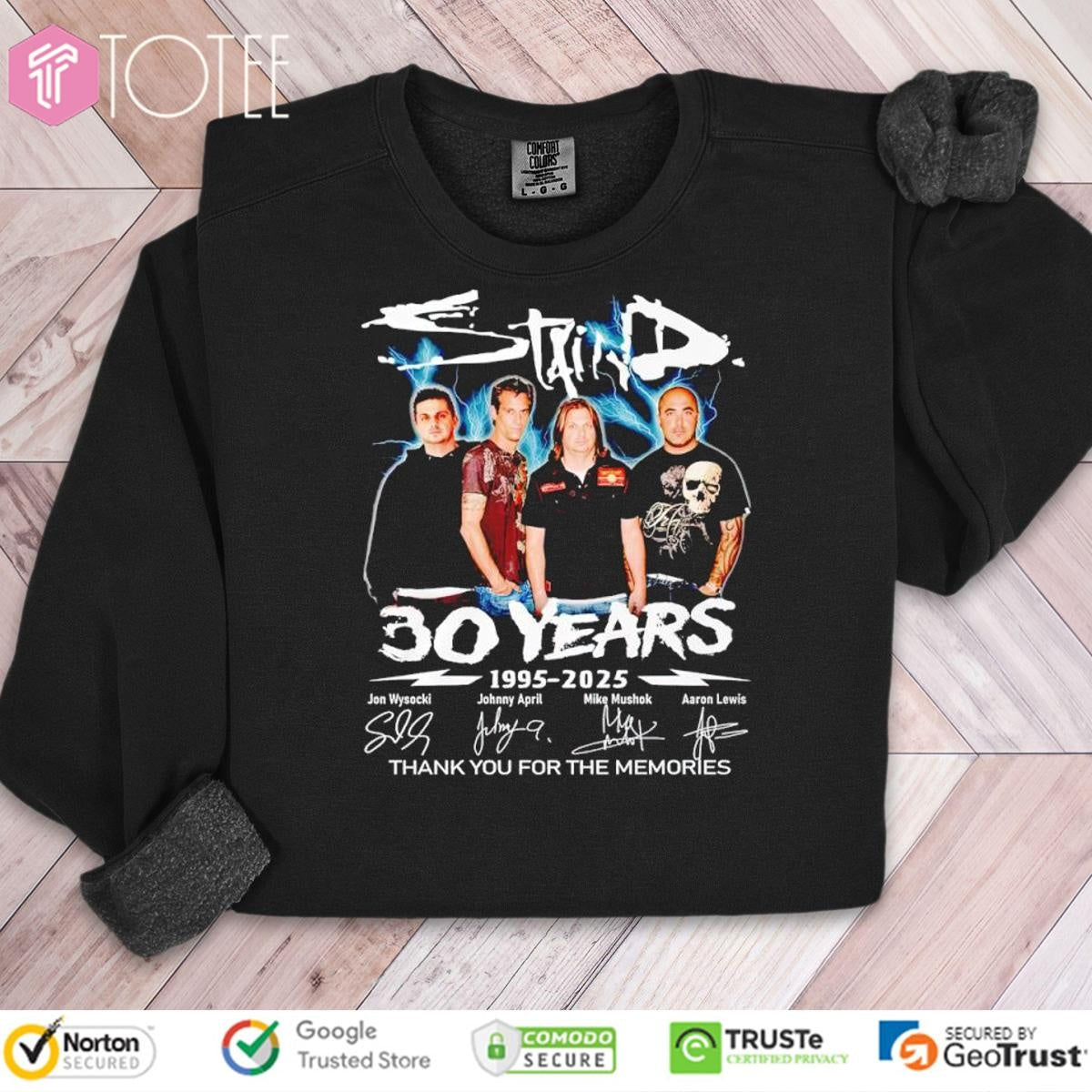 30 Years 1995-2025 Staind Signatures sweatshirt