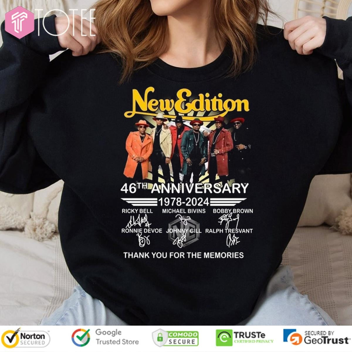 46Th Anniversary 1978-2024 New Edition Signatures sweatshirt