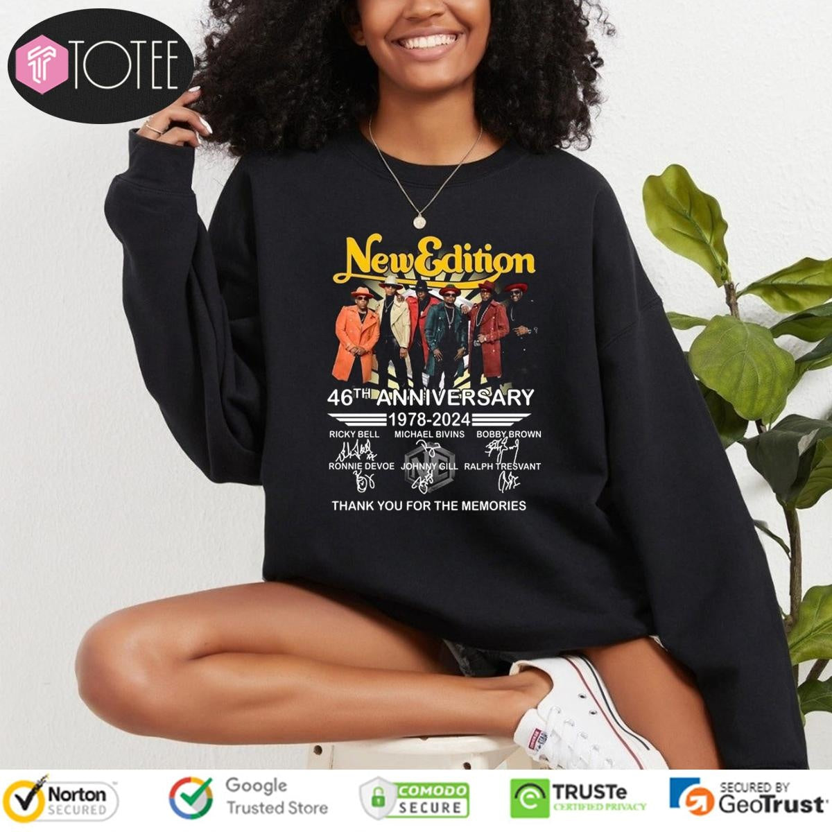 46Th Anniversary 1978-2024 New Edition Signatures sweatshirt