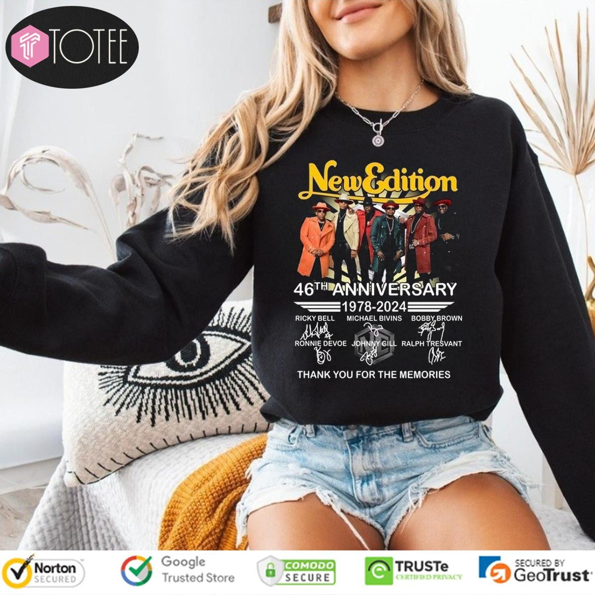 46Th Anniversary 1978-2024 New Edition Signatures sweatshirt
