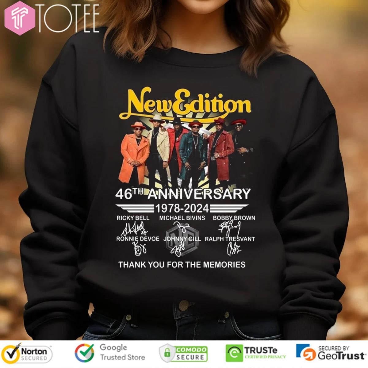 46Th Anniversary 1978-2024 New Edition Signatures sweatshirt