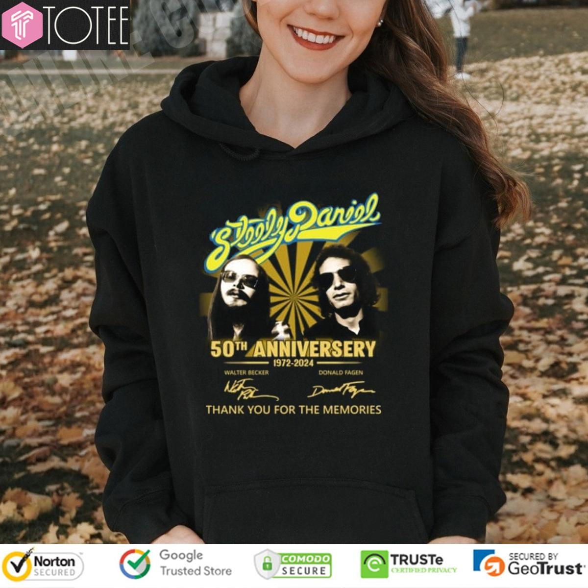 50Th Anniversary 1972-2024 Steely Dan Signatures T-shirt