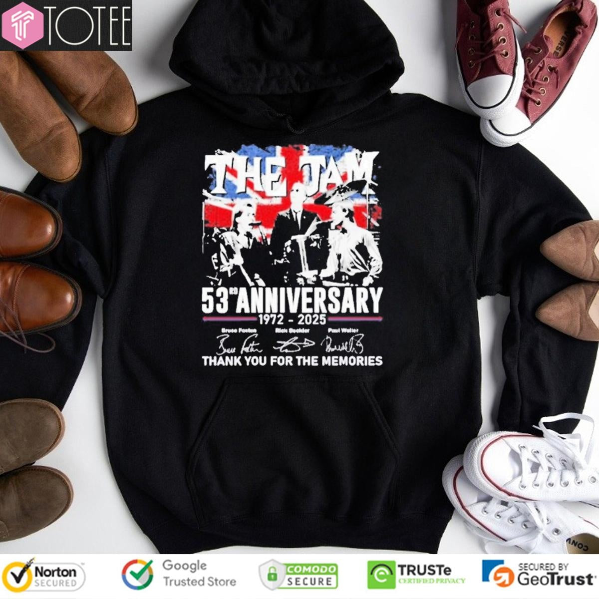 53Rd Anniversary 1972-2025 The Jam Signatures T-shirt