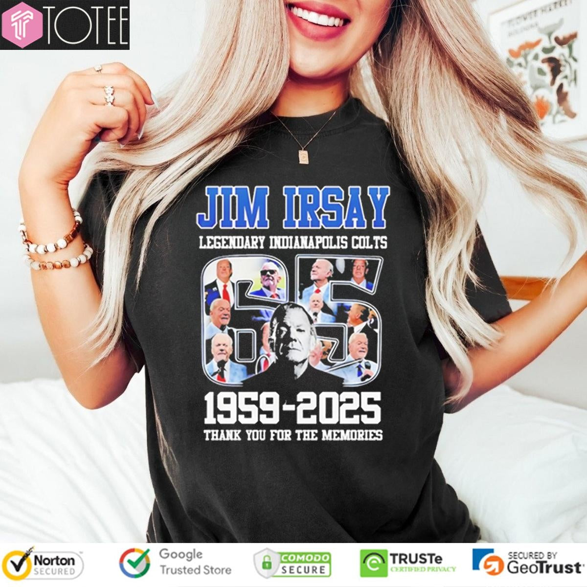 65 Years 1959-2025 Jim Irsay Legendary Indianapolis Colts T-shirt