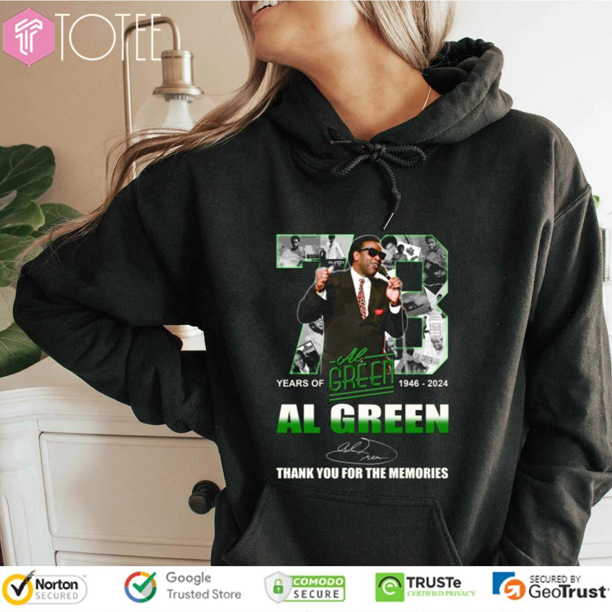 73 Years Of 1946-2024 Al Green Signature T-shirt