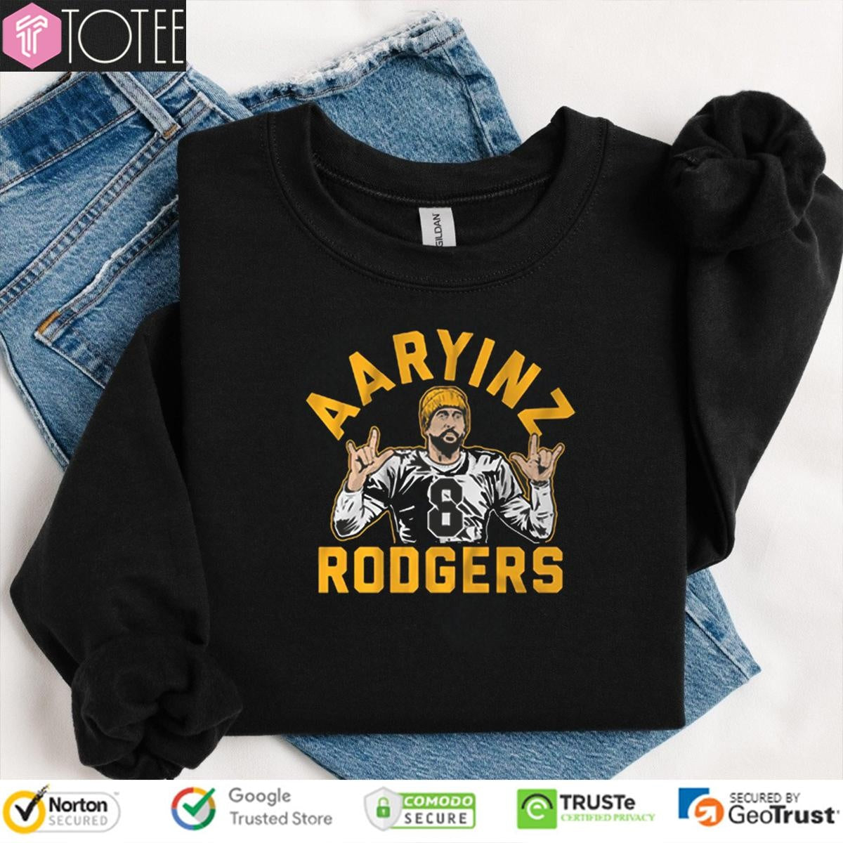 Aaryinz Aaron Rodgers Pittsburgh Steelers T-shirt