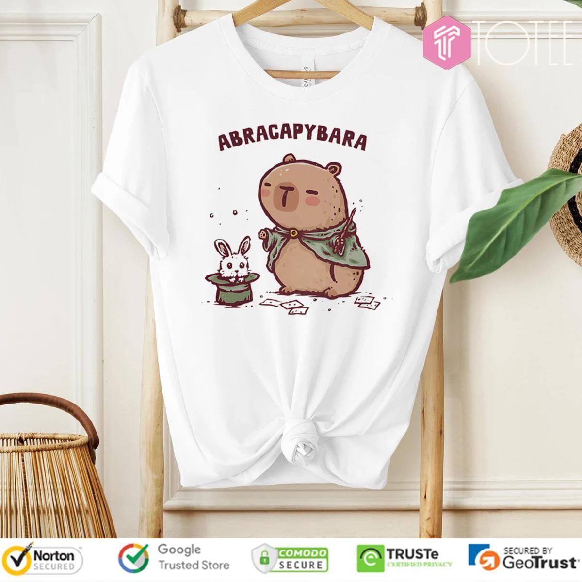 Abracapybara And Rabbit T-shirt