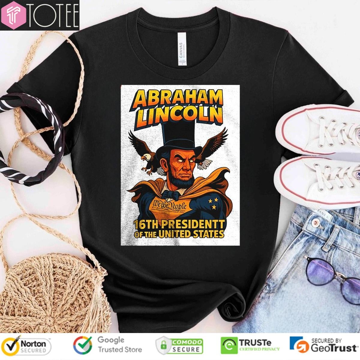 Abraham Lincoln 16Th President Of The United States We The People T-shirt