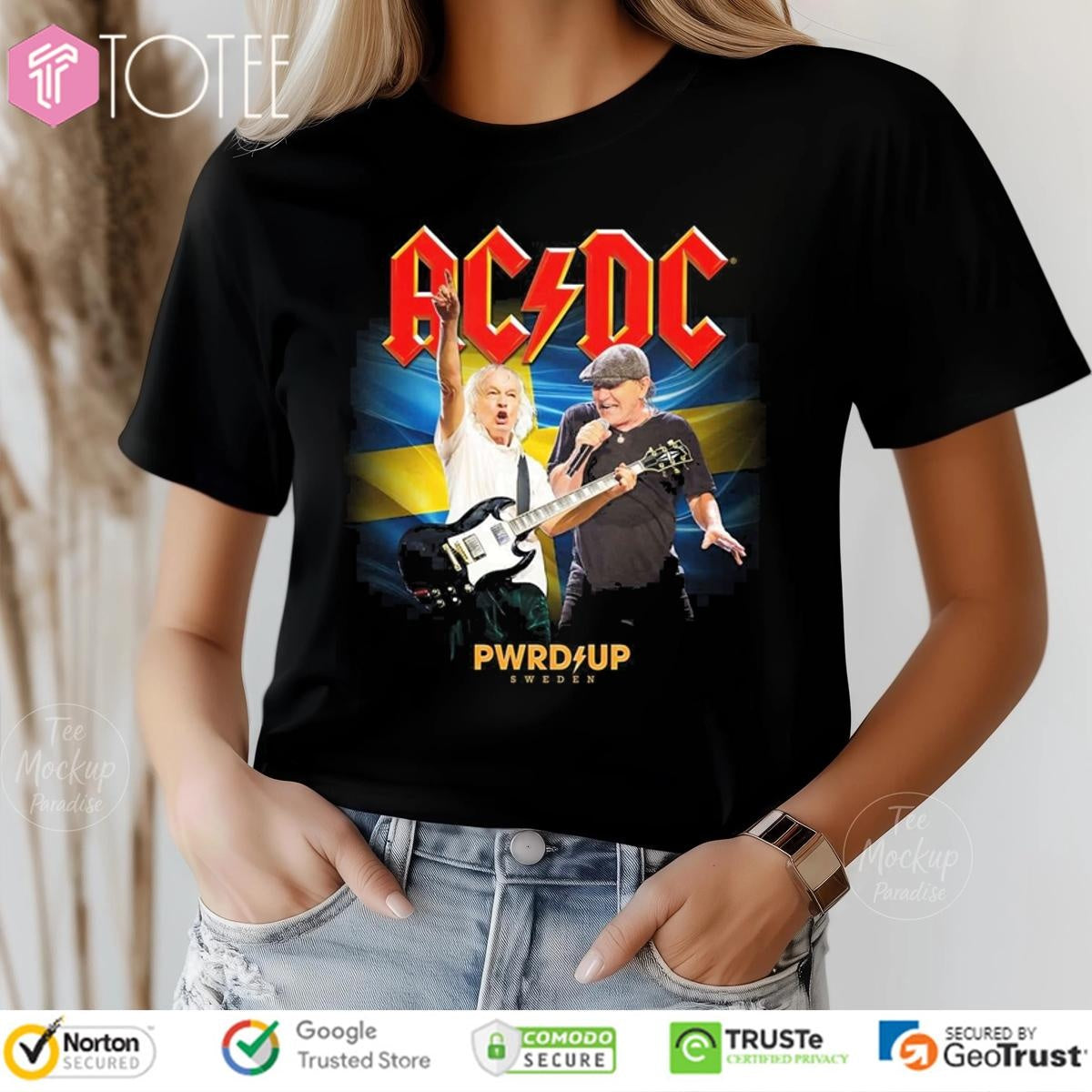 Acdc Pwrd Up Sweden Tour Gothenburg 2025 T-shirt