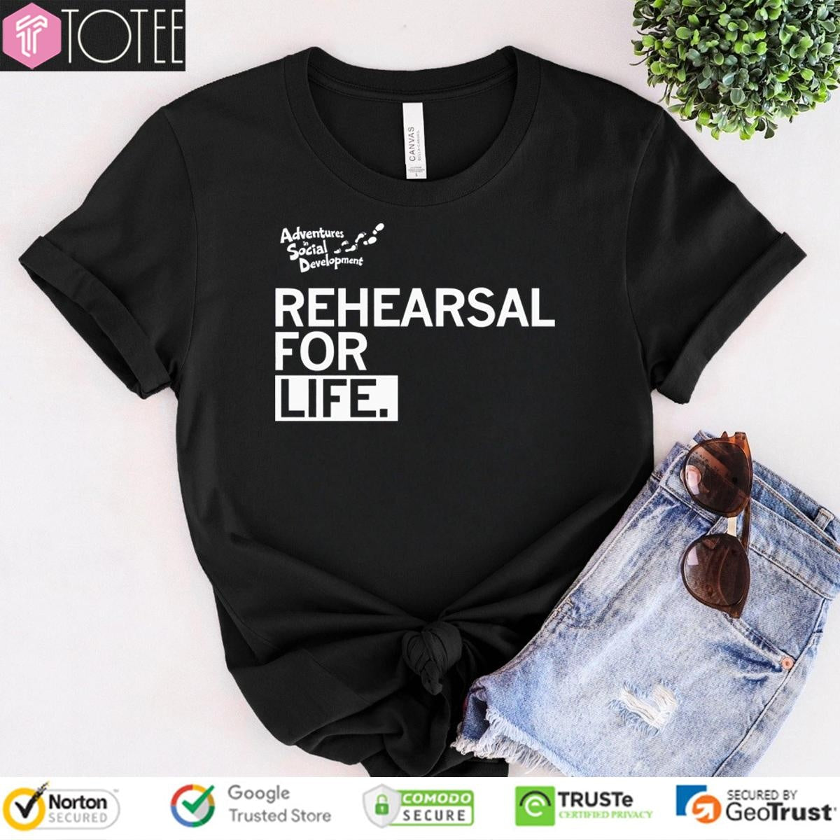 Adventures In Social Development Rehearsal For Life T-shirt