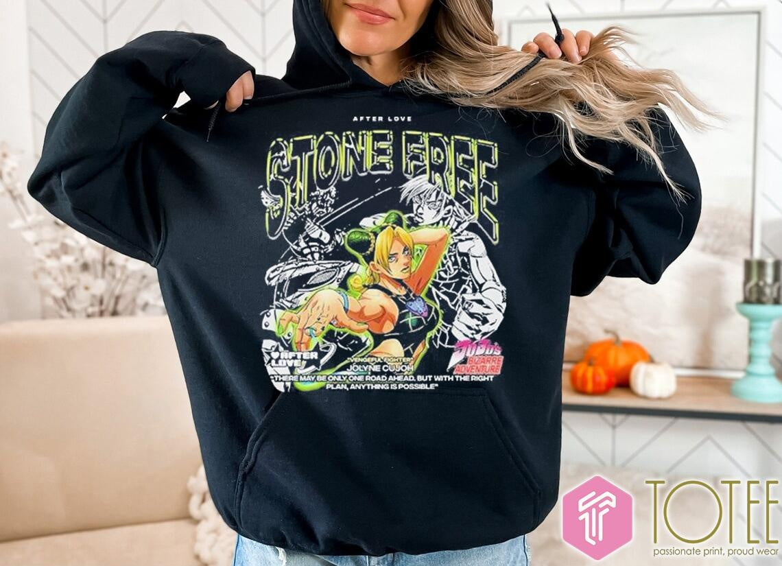 After Love Vengeful Fighter Jolyne Cujoh Stone Free Jojos Bizarre Adventure T-shirt