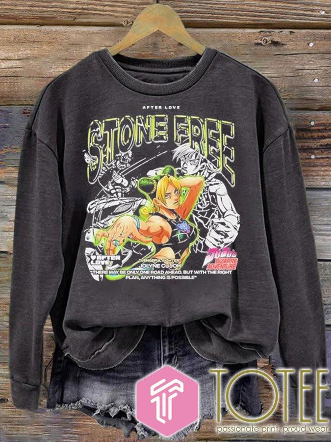 After Love Vengeful Fighter Jolyne Cujoh Stone Free Jojos Bizarre Adventure T-shirt