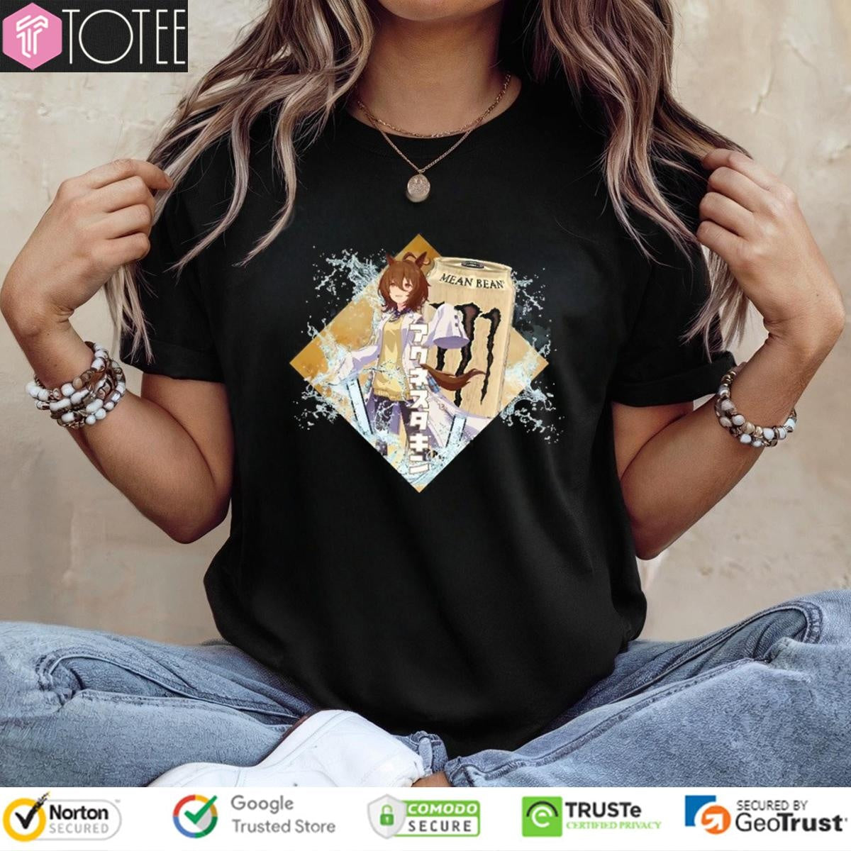 Agnes Tachyon Uma Musume Monster Energy Mean Bean T-shirt
