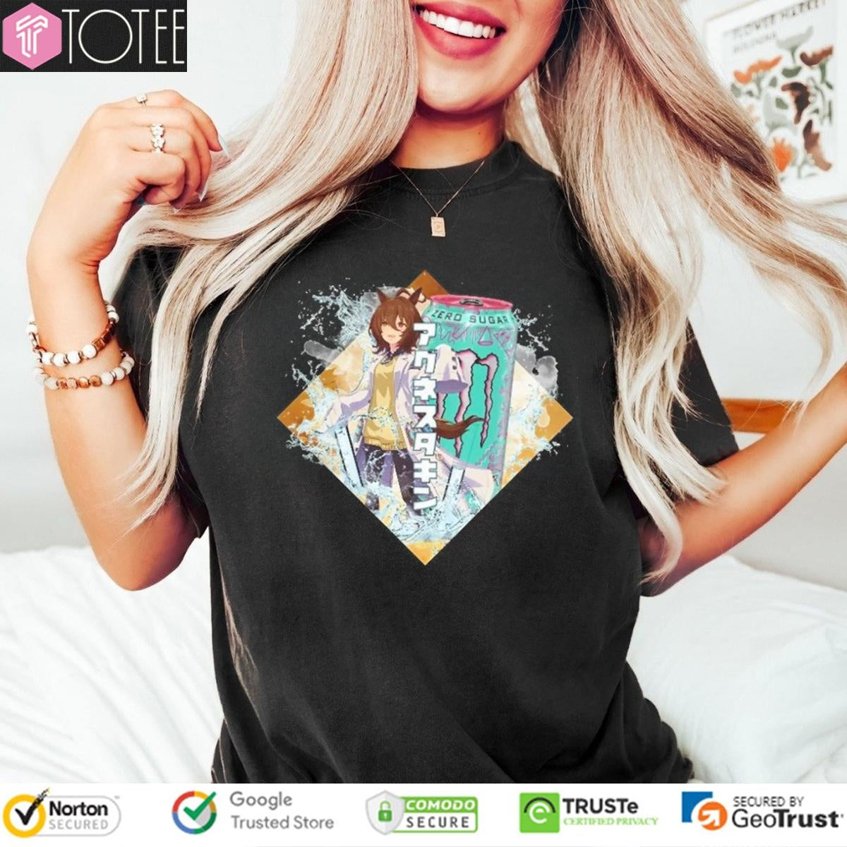 Agnes Tachyon Uma Musume Monster Energy Ultra Vice Zero Sugar T-shirt