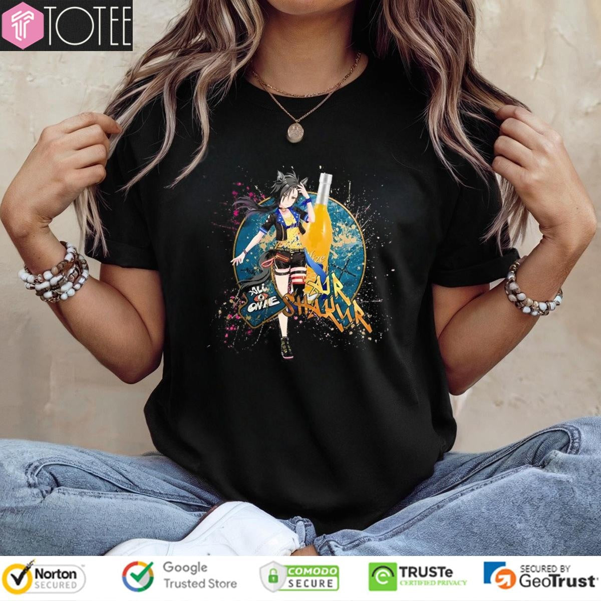 Air Shakur Uma Musume Pretty Derby Alizé Gold Drink Anime T-shirt