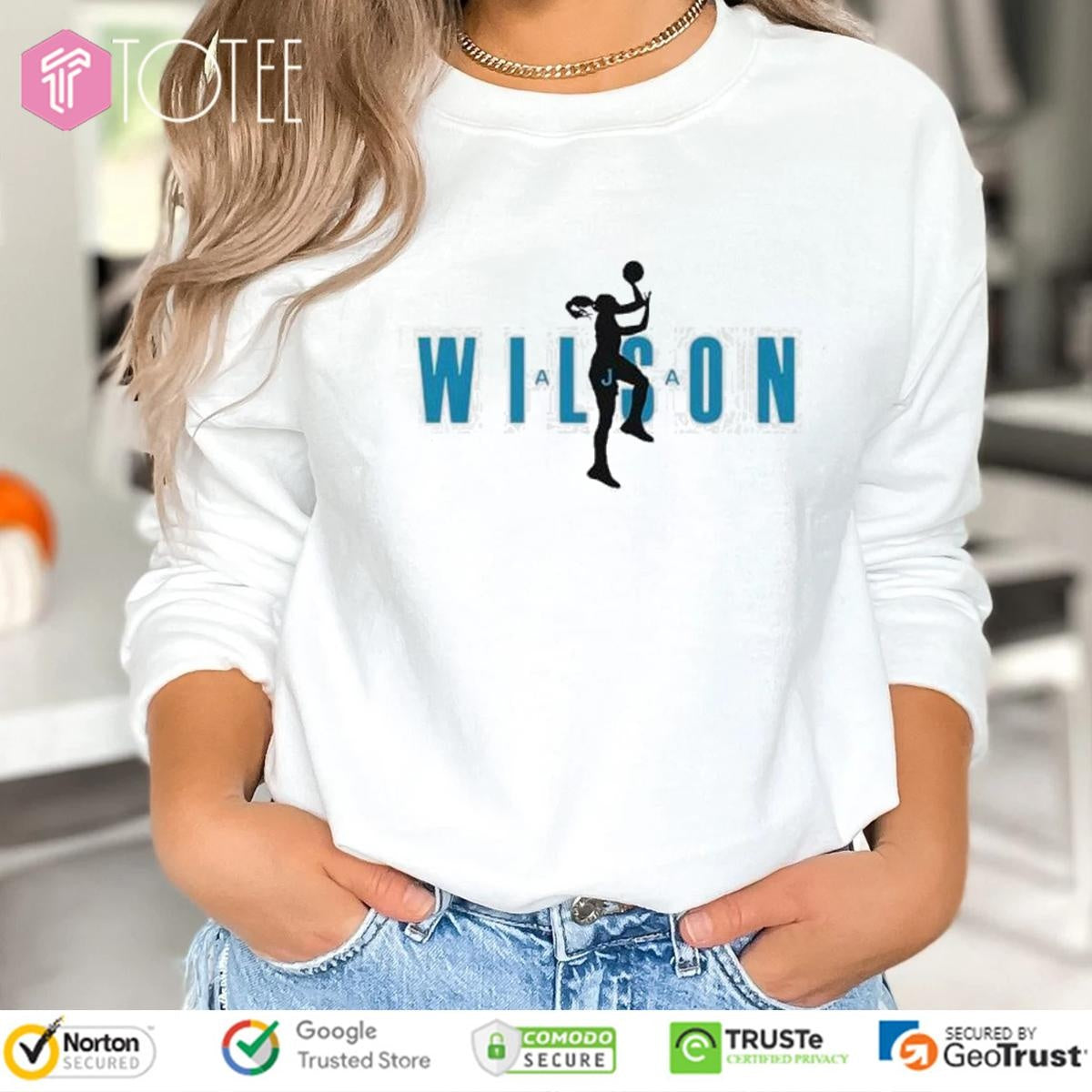 Aja Wilson Air Jordan Jumpman Logo T-shirt