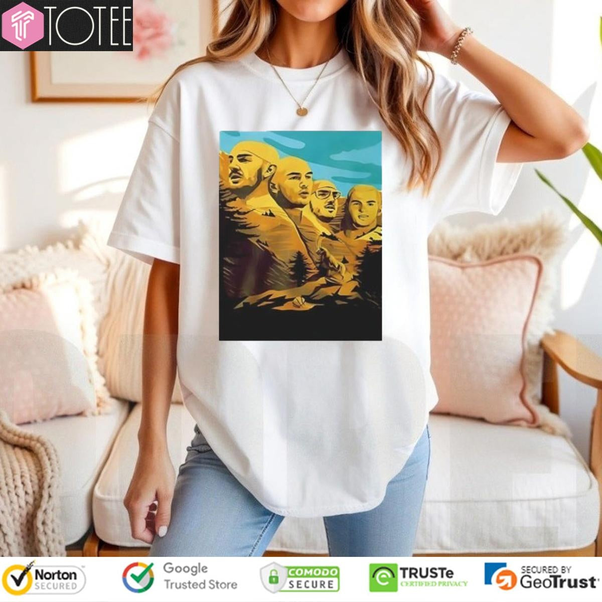 Alex Caruso Mount Rushmore Okc Nba Champions Parody T-shirt