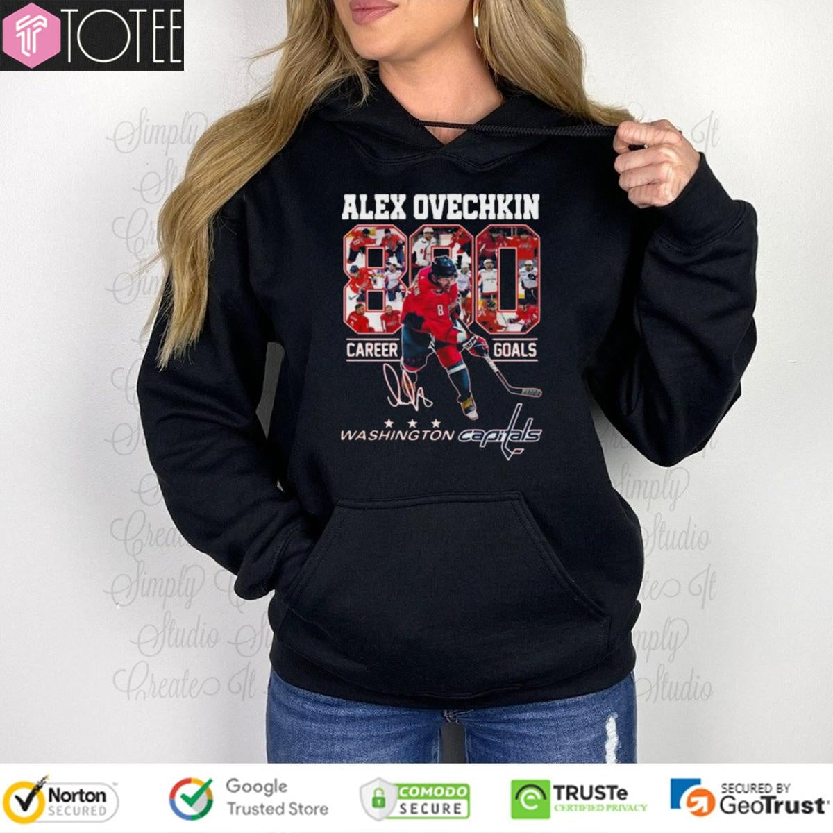 Alex Ovechkin 890 Career Goals Washington Capitals Signature T-shirt