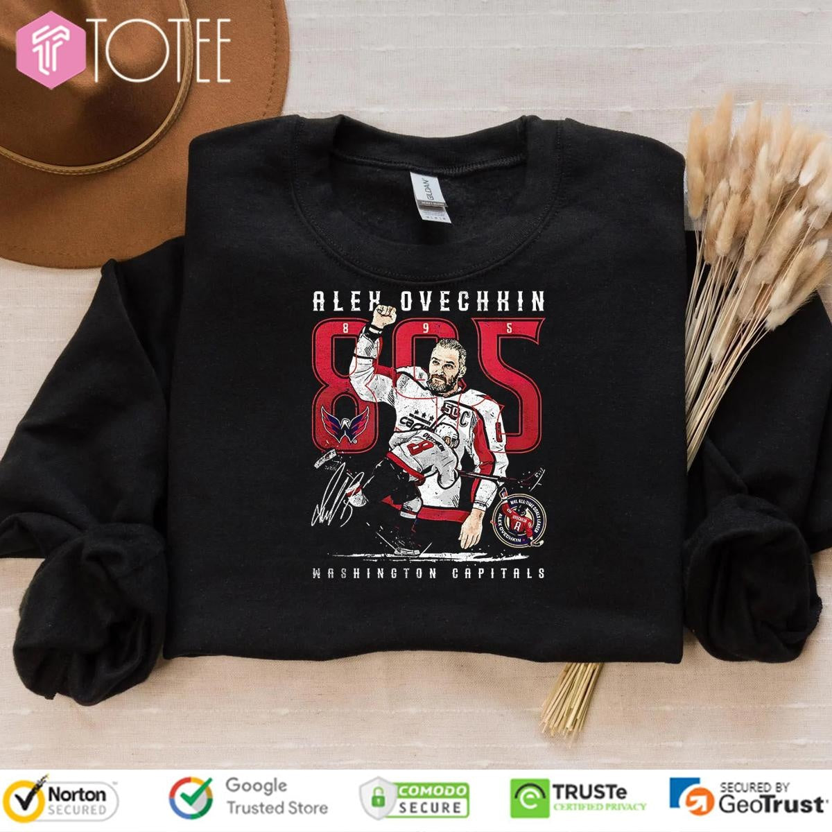 Alex Ovechkin 895 Nhl All Time Goals Washington Capitals Signature T-shirt