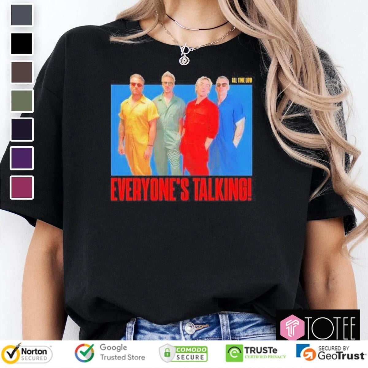 All Time Low Everyones Talking Cover T-shirt