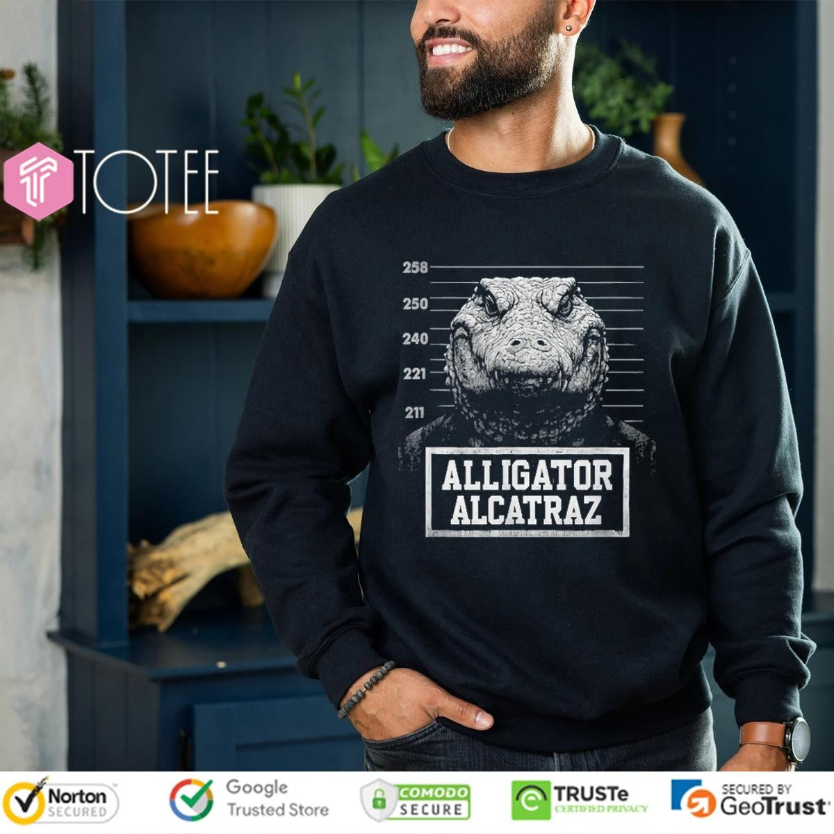 Alligator Alcatraz Mugshot T-shirt