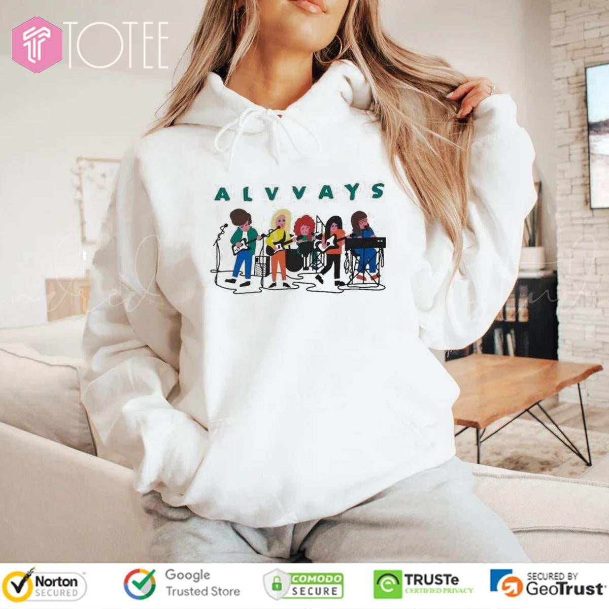 Alvvays Band Drawing T-shirt