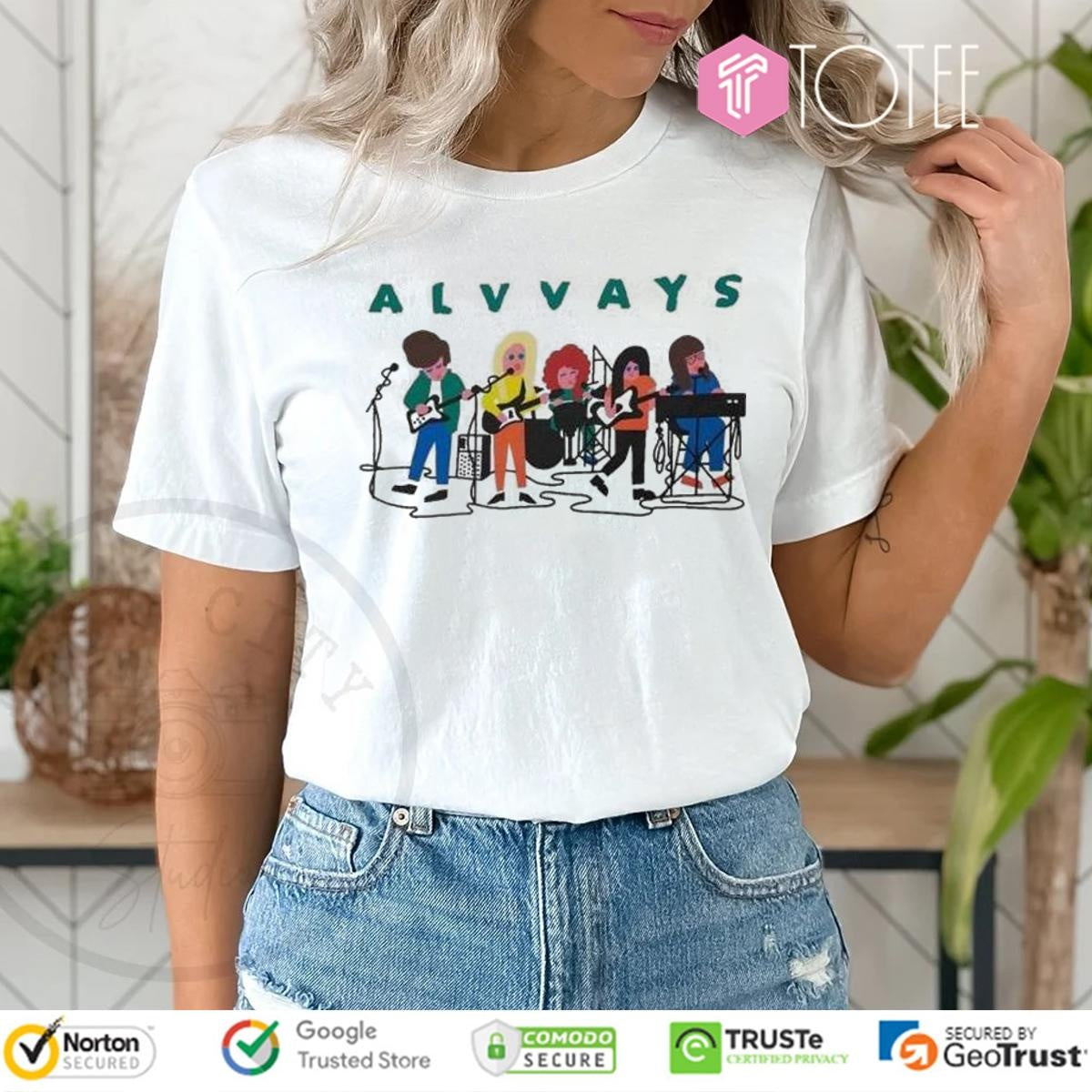 Alvvays Band Drawing T-shirt