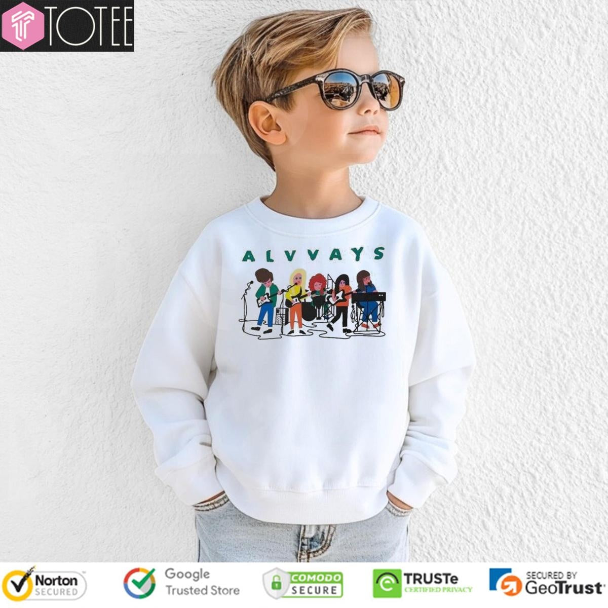 Alvvays Band Drawing T-shirt