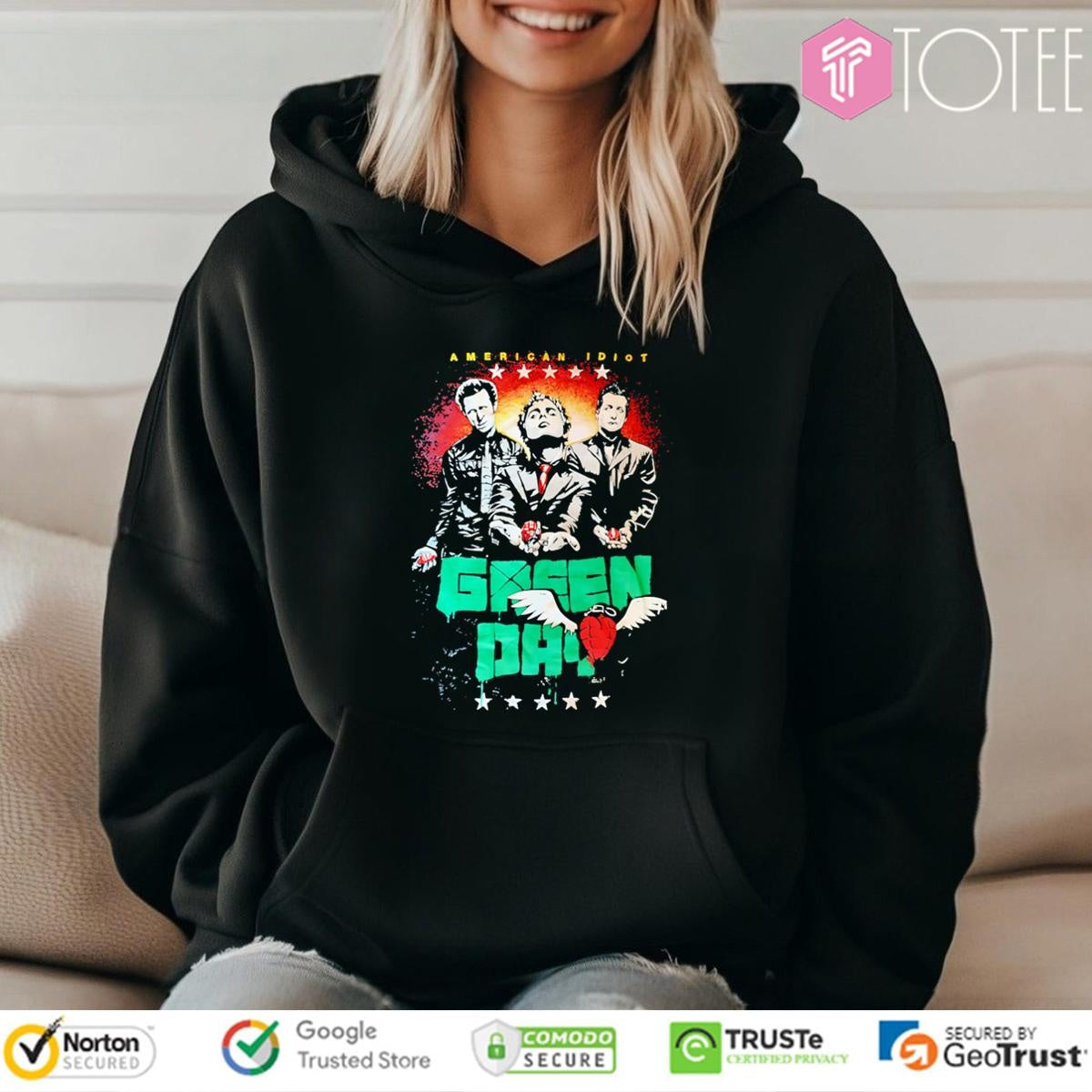 American Idiot Green Day Band Graphic T-shirt