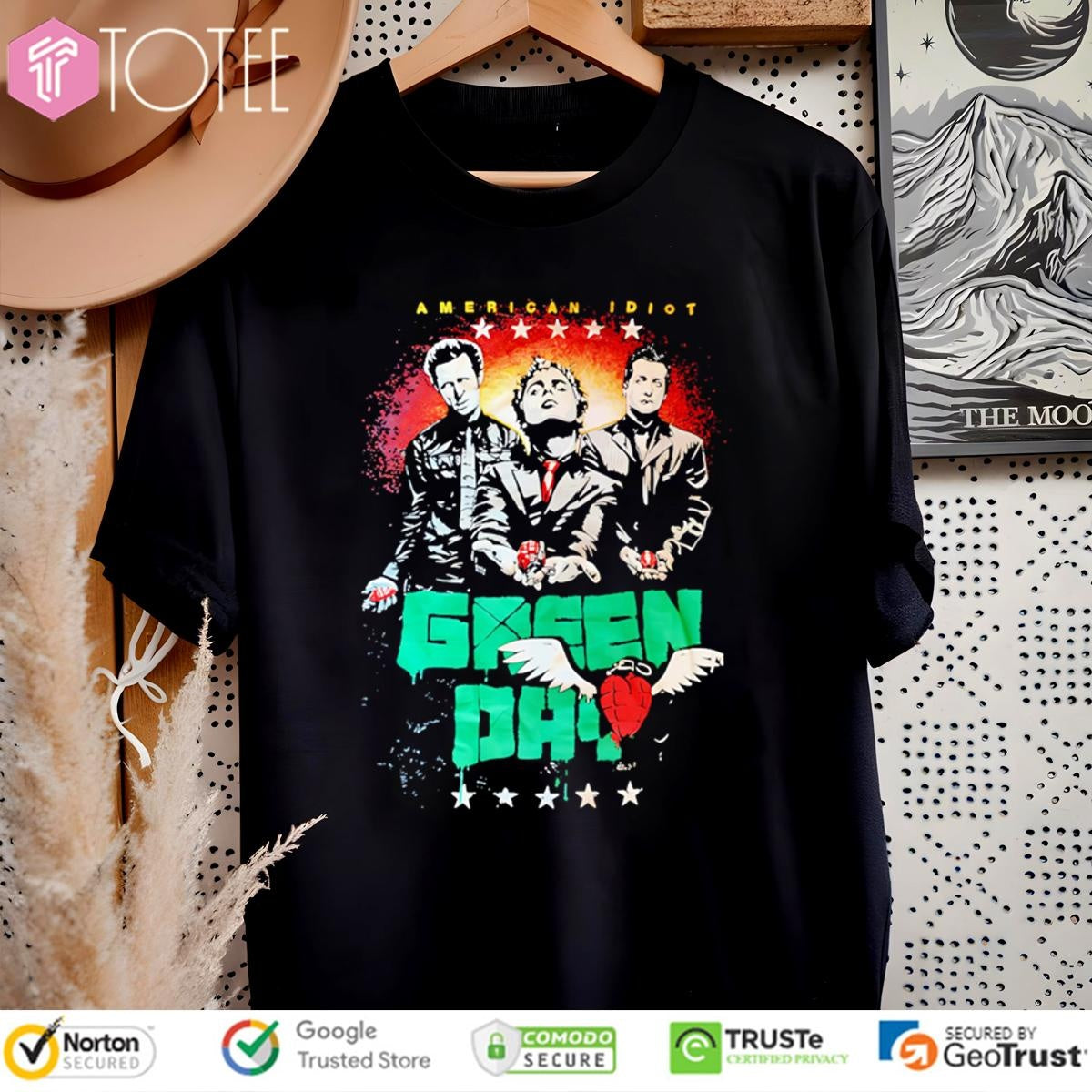American Idiot Green Day Band Graphic T-shirt
