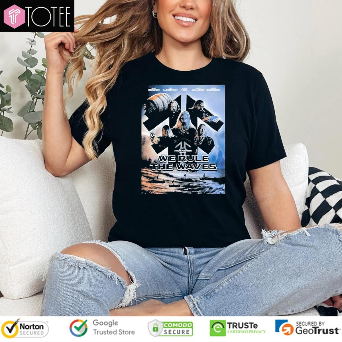 Amon Amarth We Rule The Waves Single T-shirt