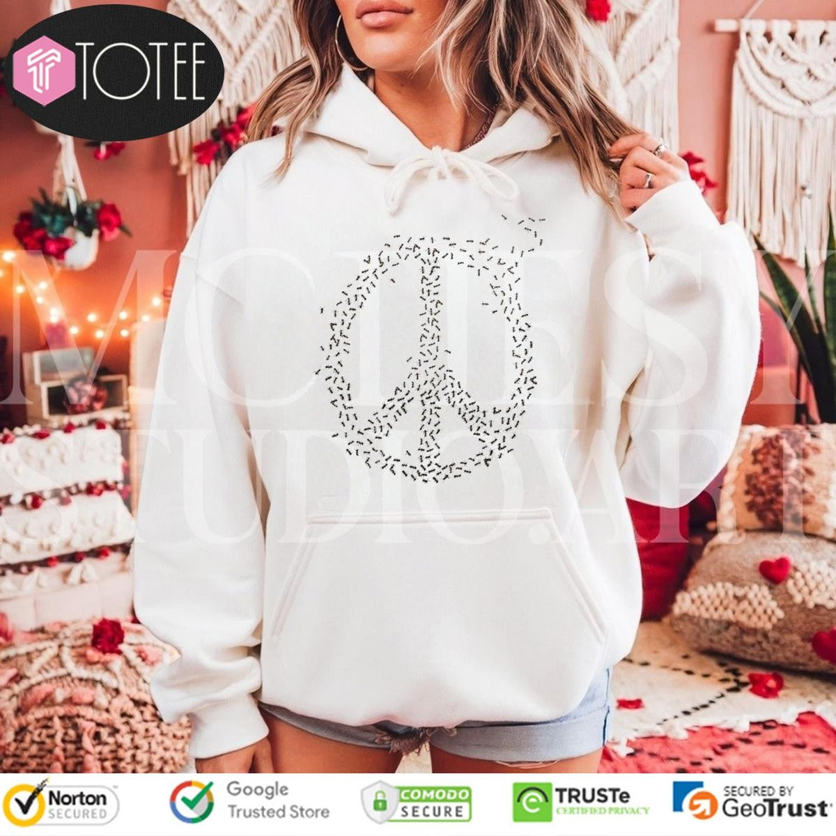 Annihilation Ants Peace Sign T-shirt