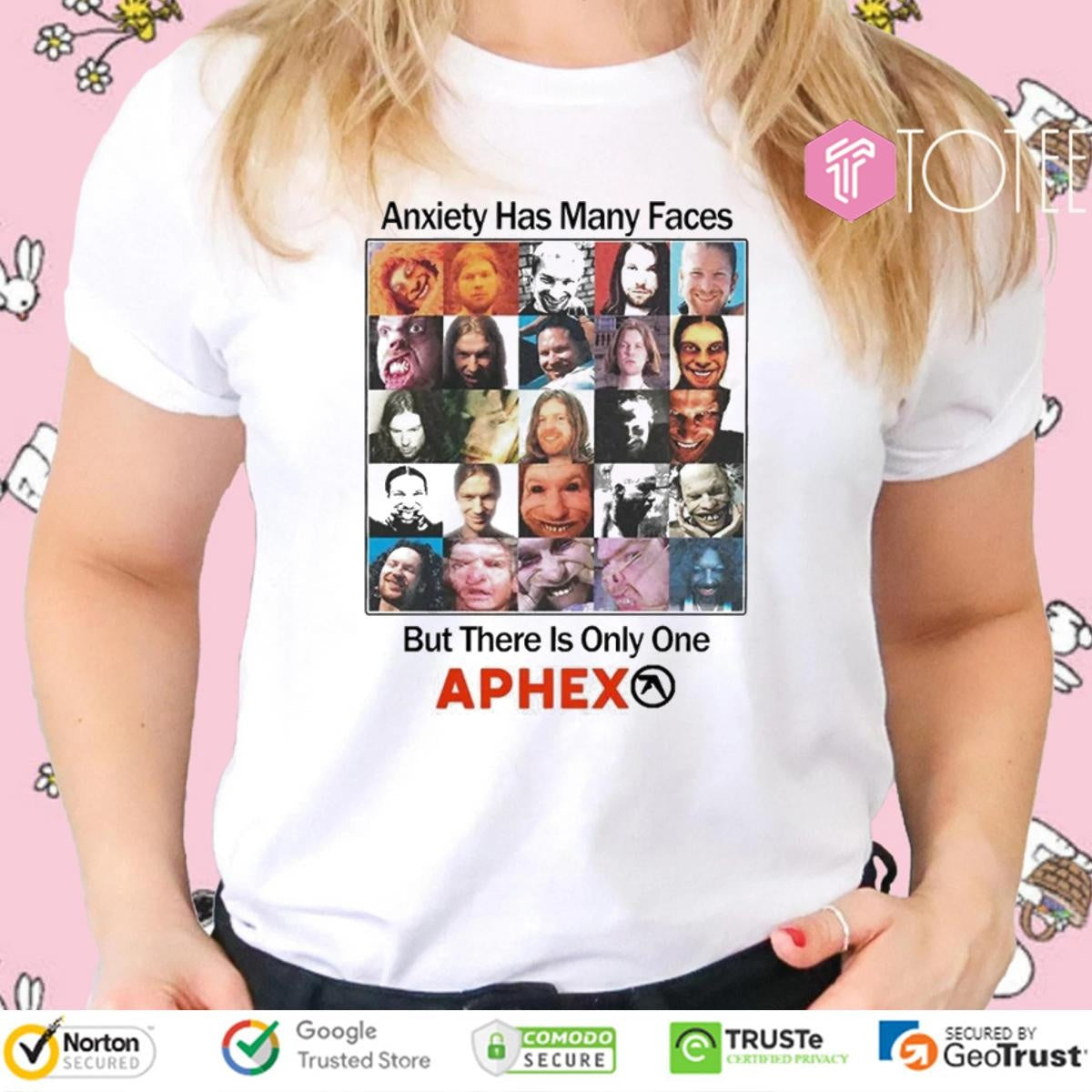 Anxiety Has Many Faces But There Is Only One Aphex T-shirt