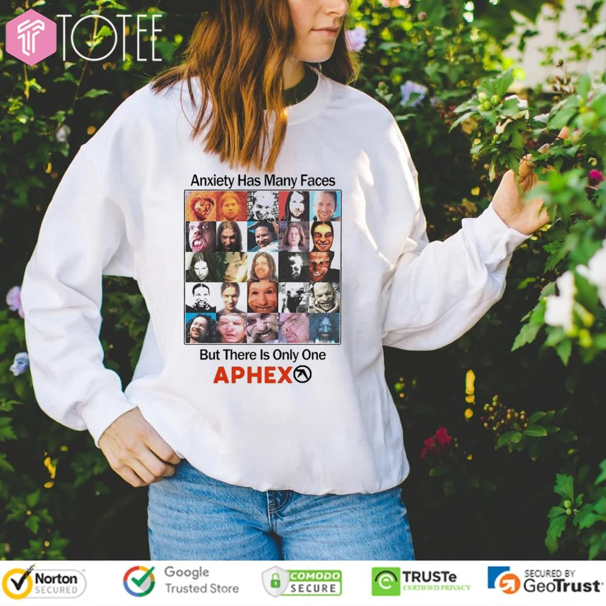 Anxiety Has Many Faces But There Is Only One Aphex T-shirt