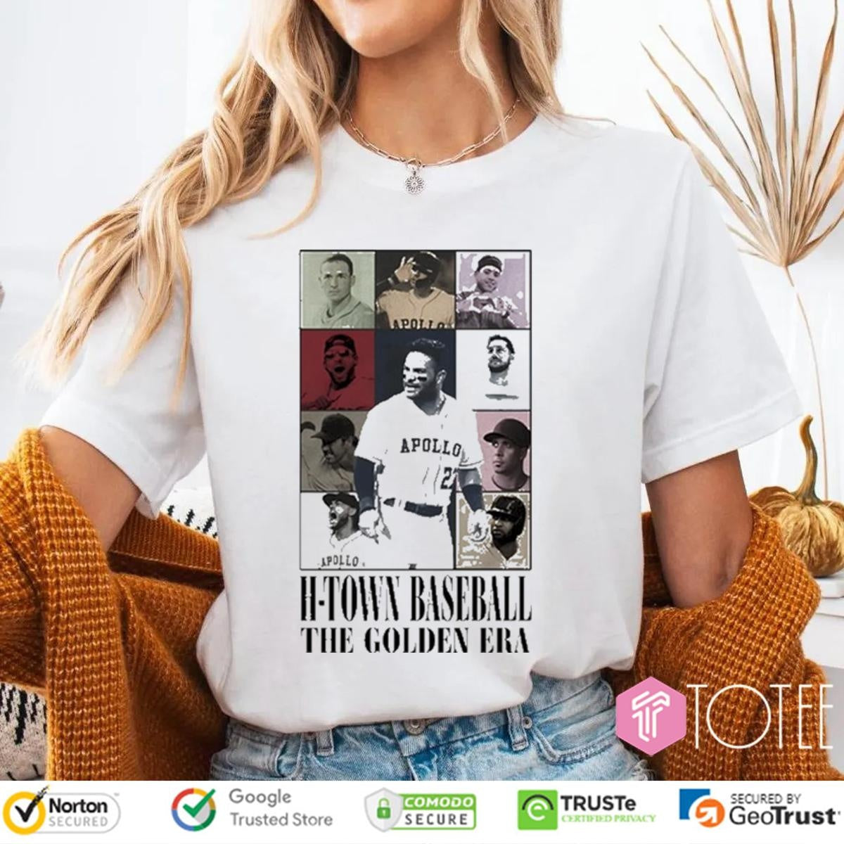 Apollo H-Town Baseball The Golden Ver Eras Tour T-shirt