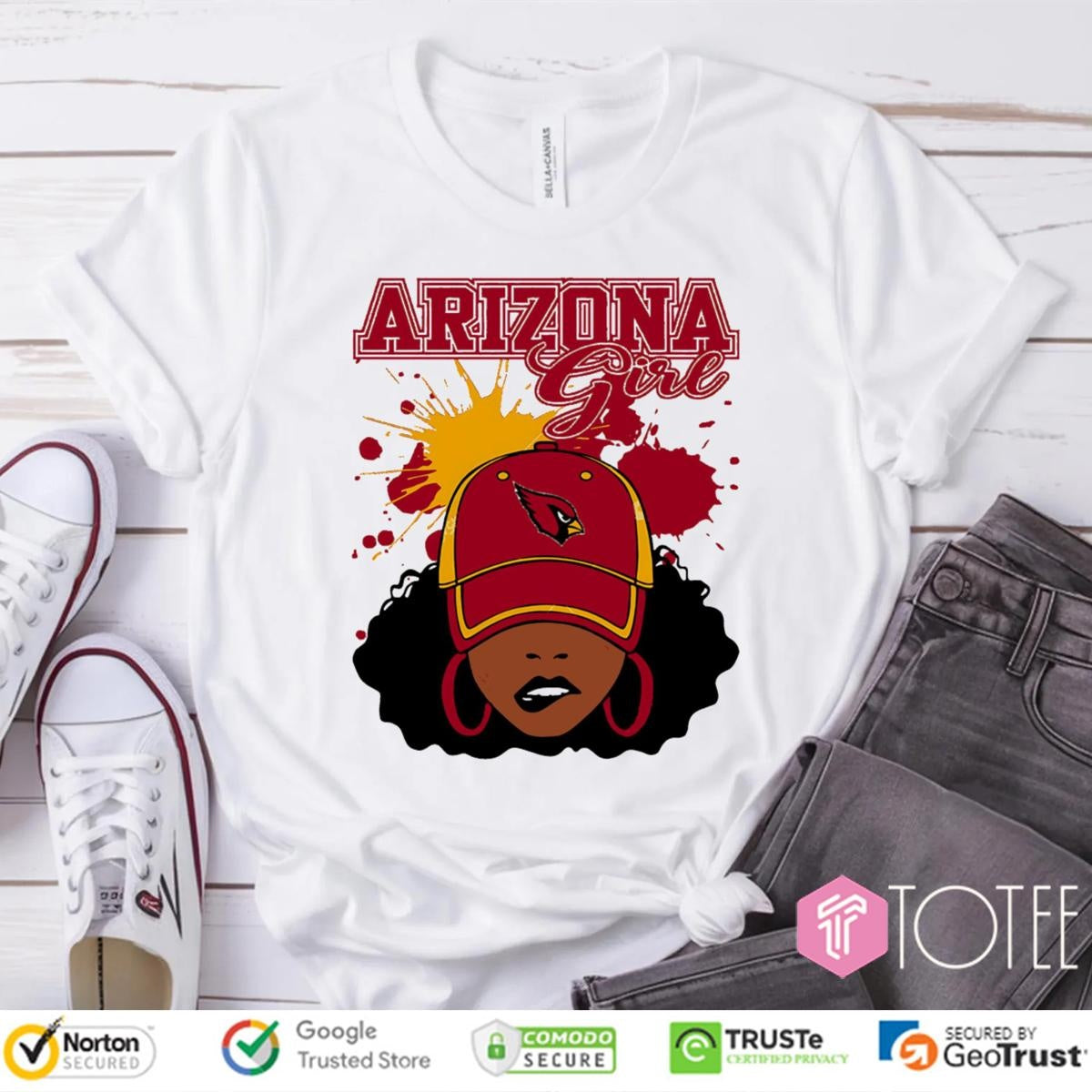 Arizona Cardinals African Girl T-shirt