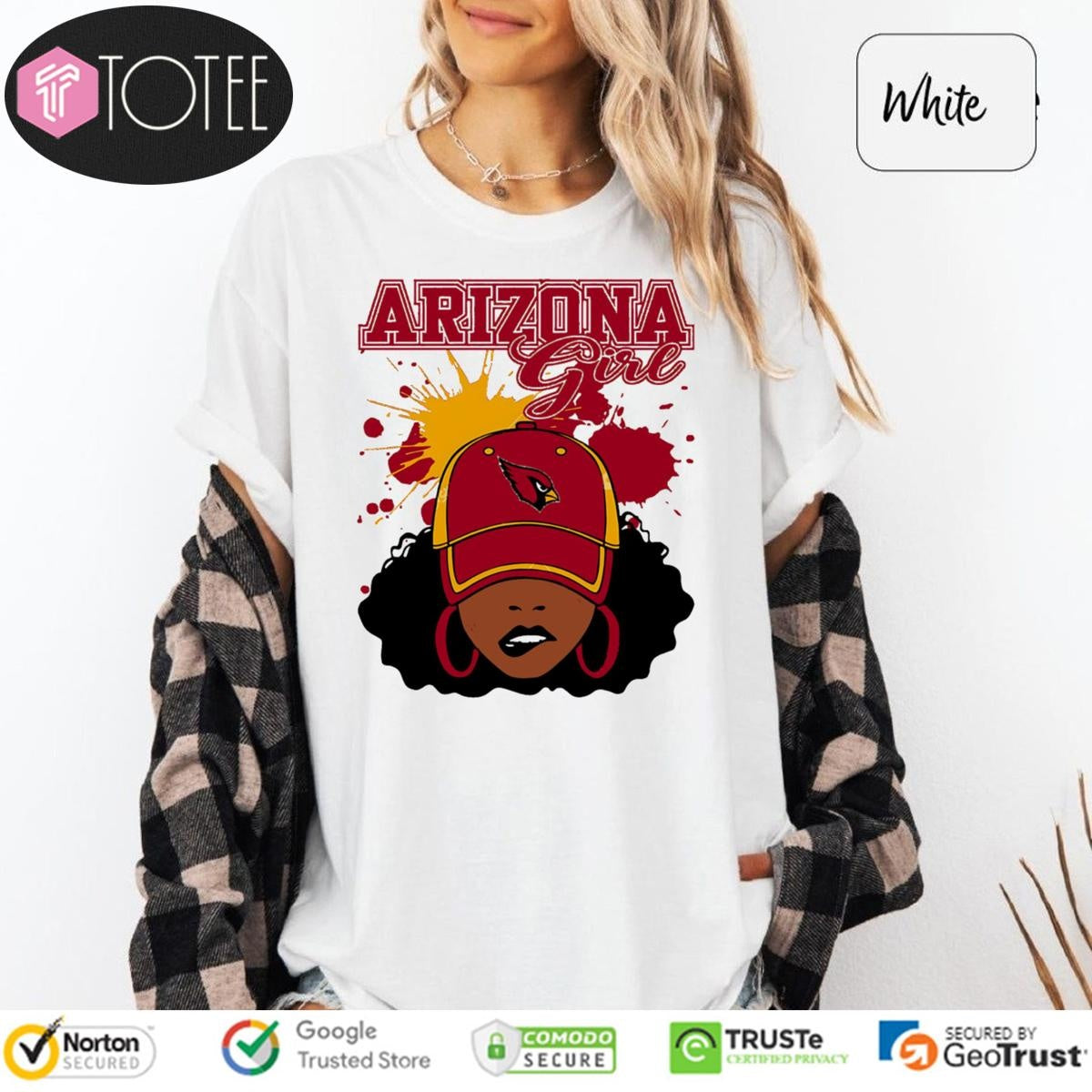 Arizona Cardinals African Girl T-shirt