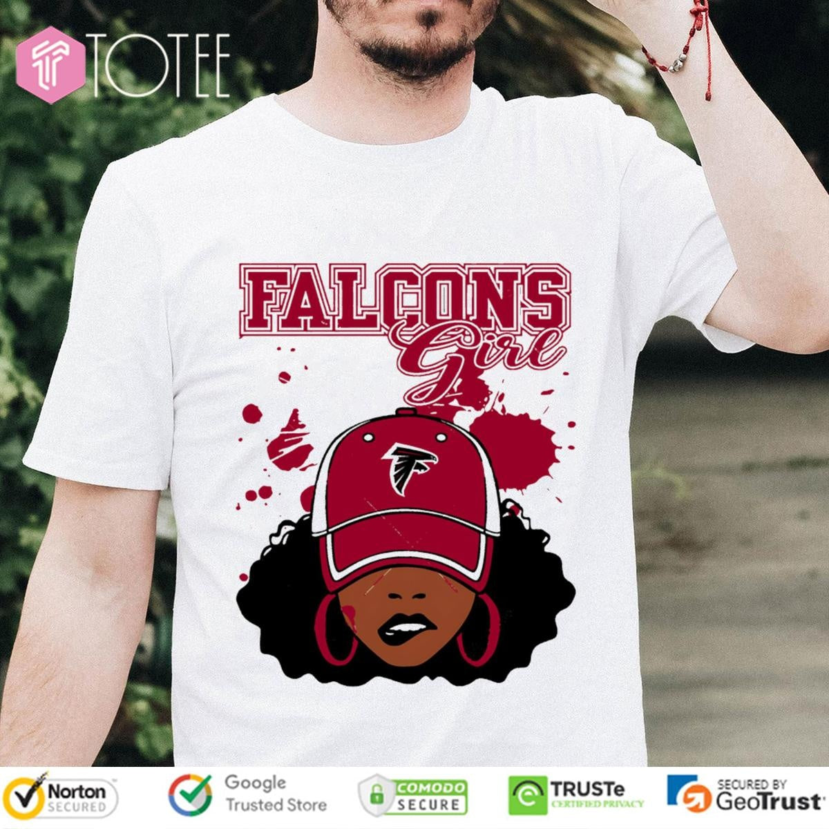 Atlanta Falcons African Girl T-shirt