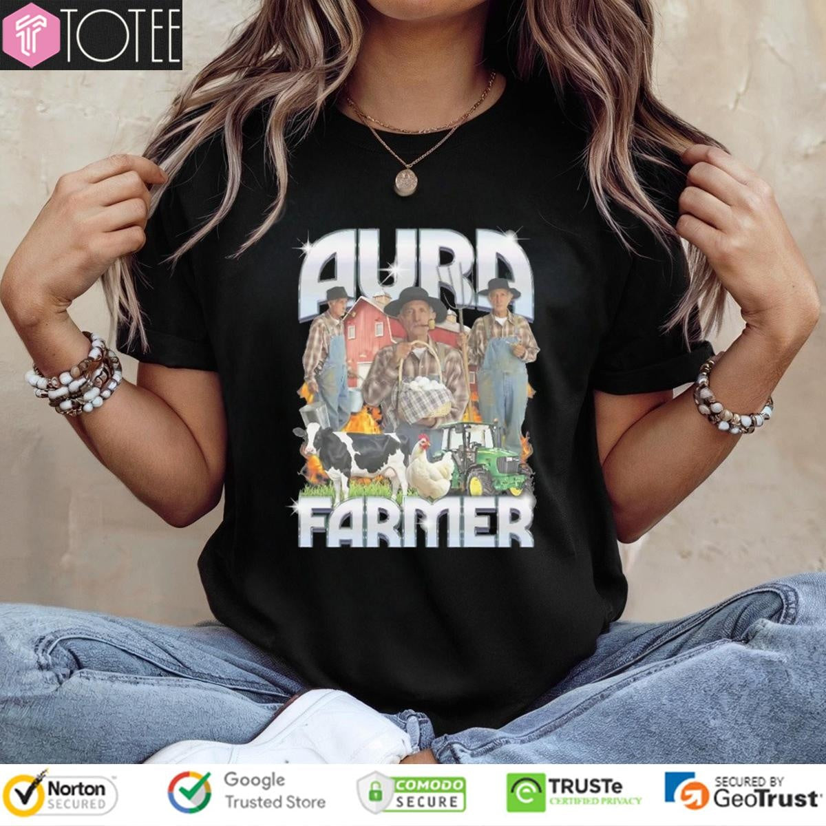Aura Farmer Bootleg Rap T-shirt