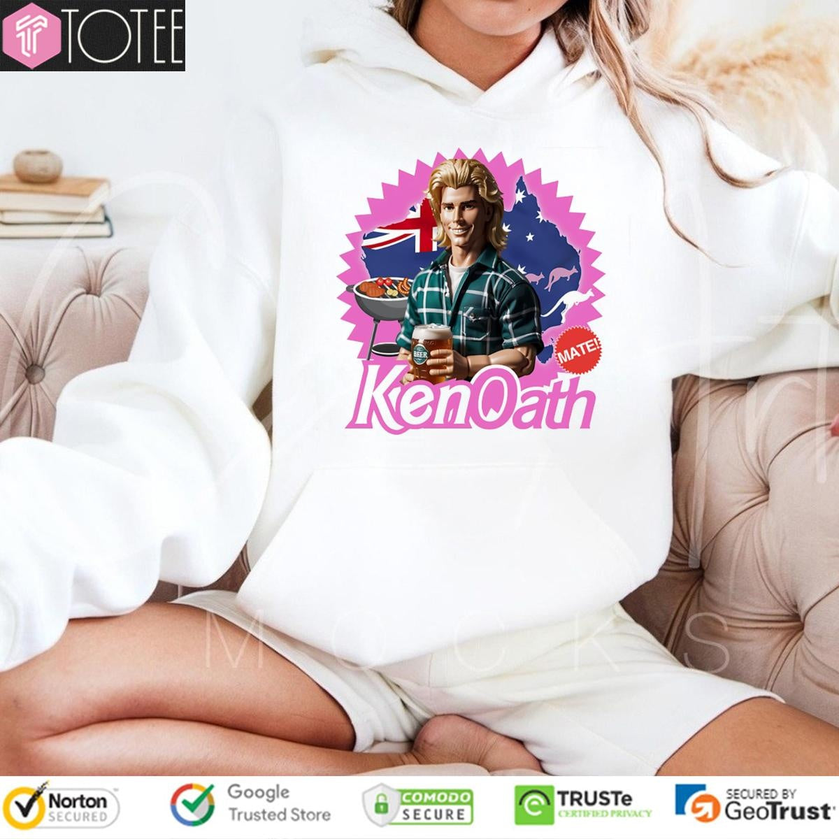Aussie Bogan Ken Ken Oath Mate Retro T-shirt