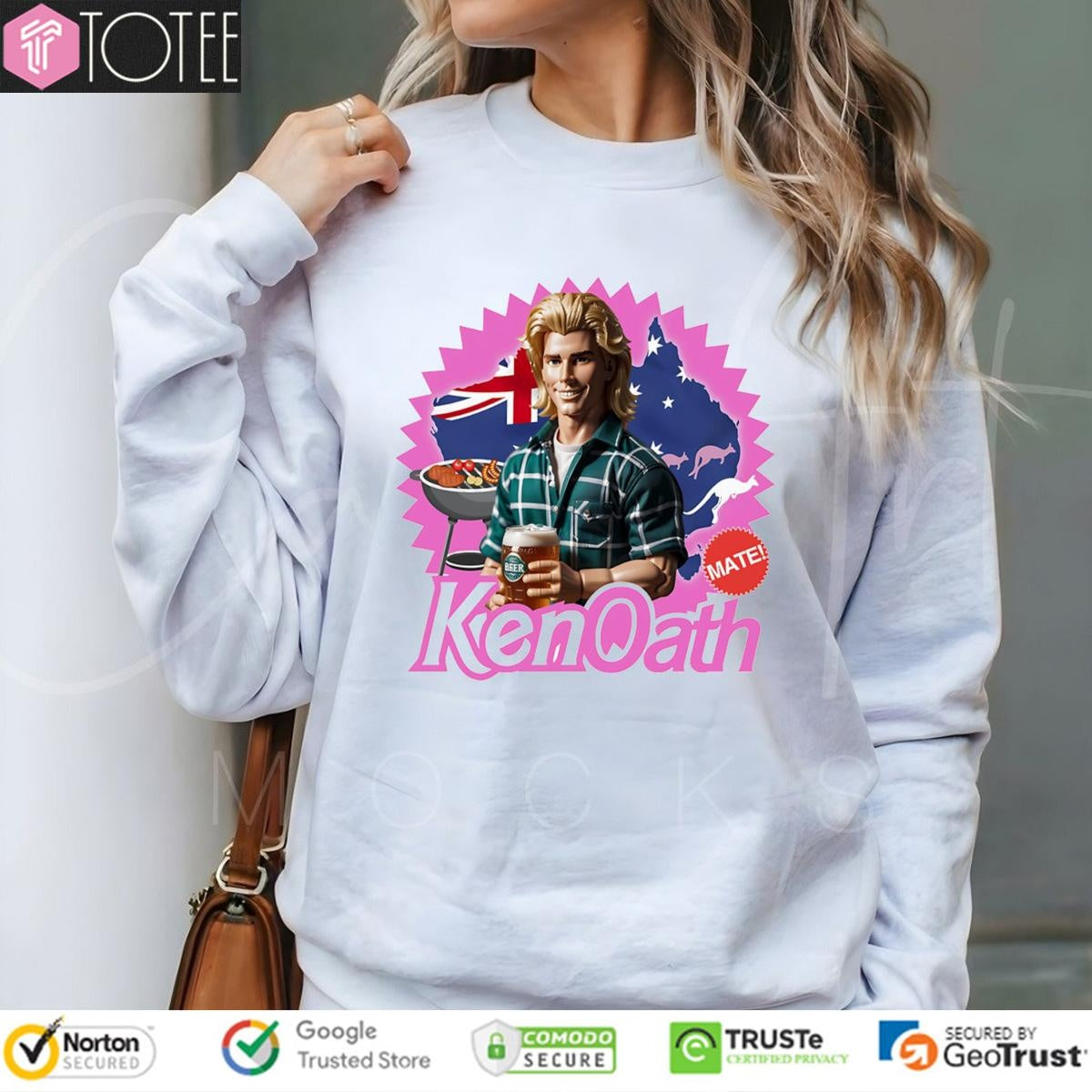 Aussie Bogan Ken Ken Oath Mate Retro T-shirt