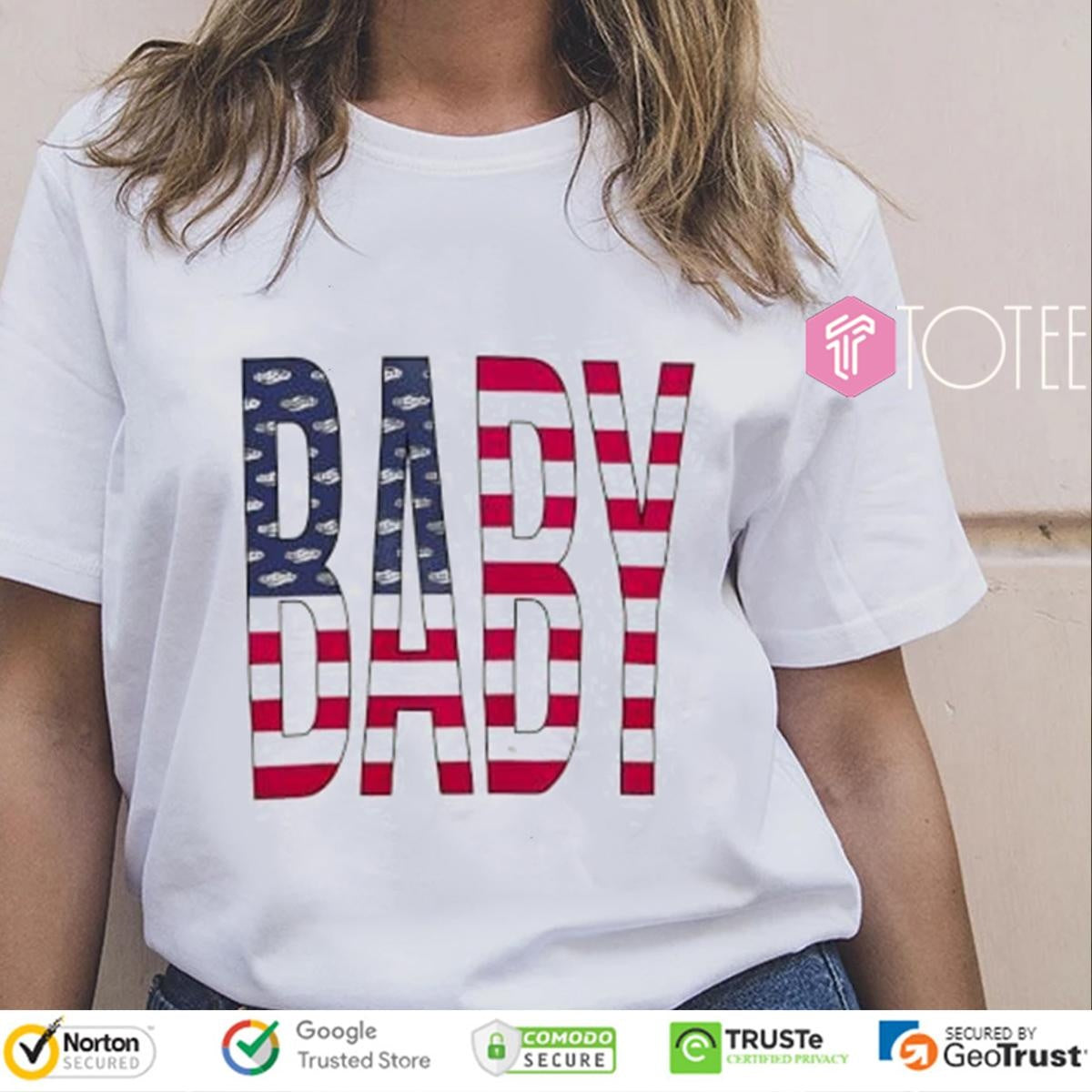 Baby Usa American Flag T-shirt