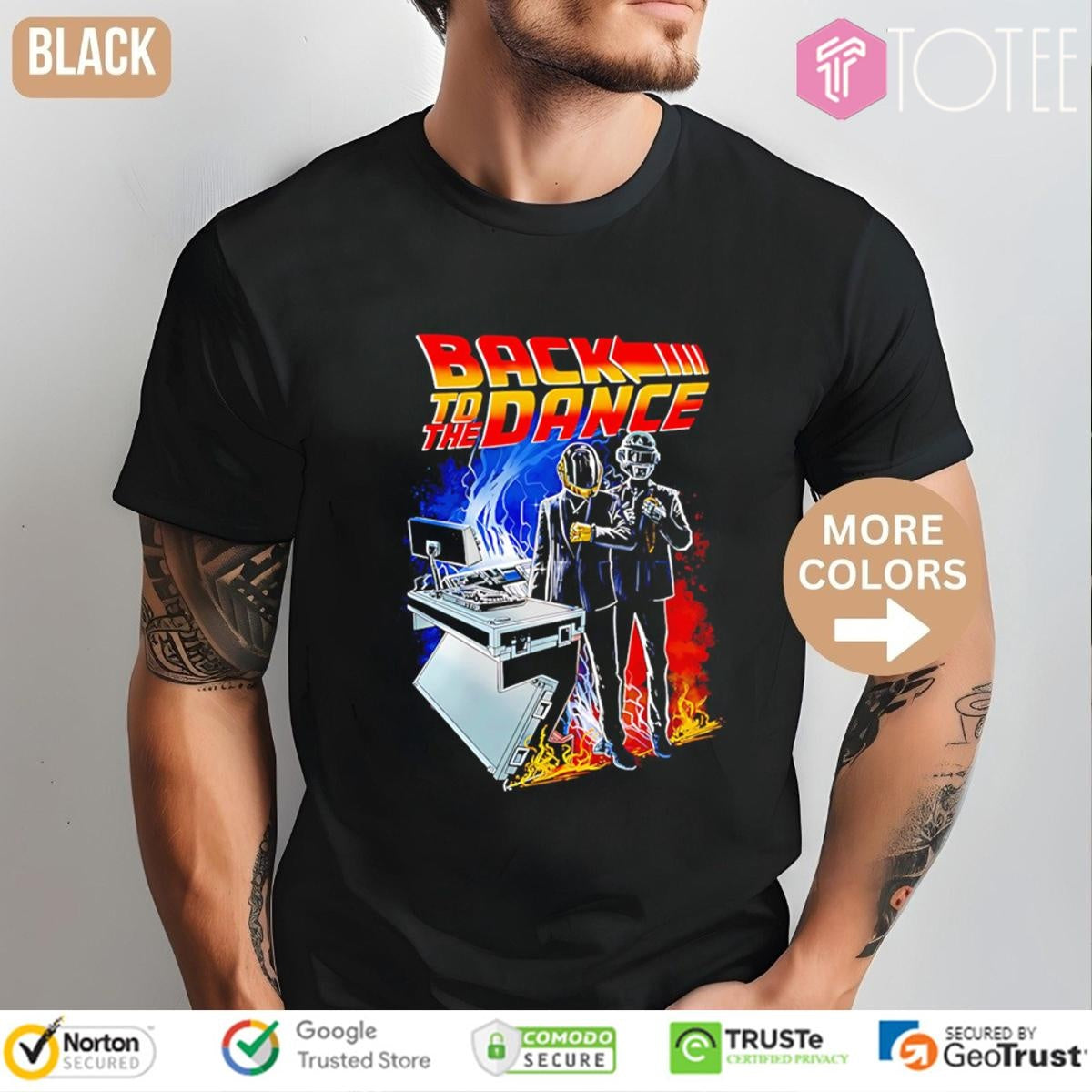 Back To The Dance Daft Punk Ver Back To The Future T-shirt