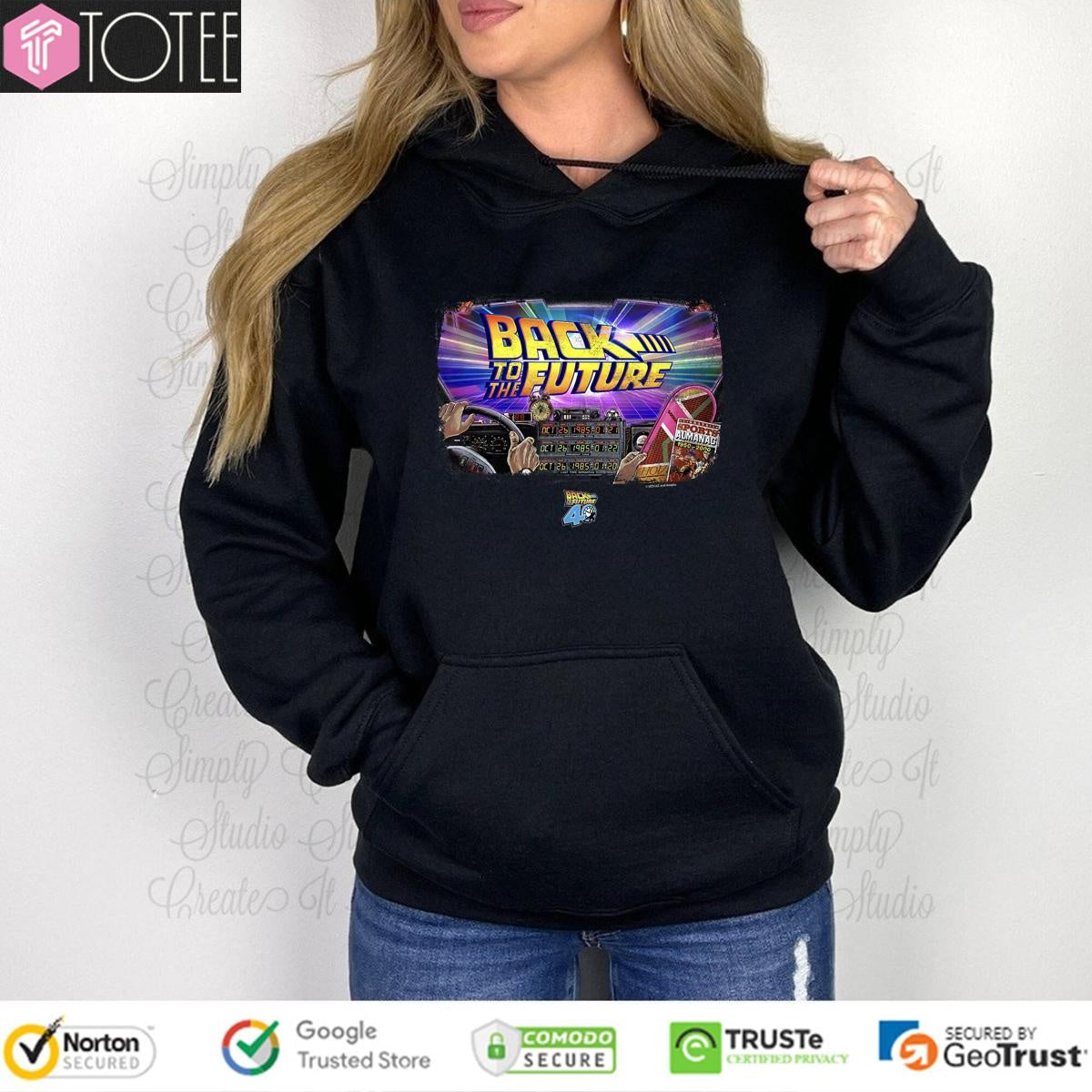 Back To The Future 40Th Anniversary Time Machine Pov T-shirt