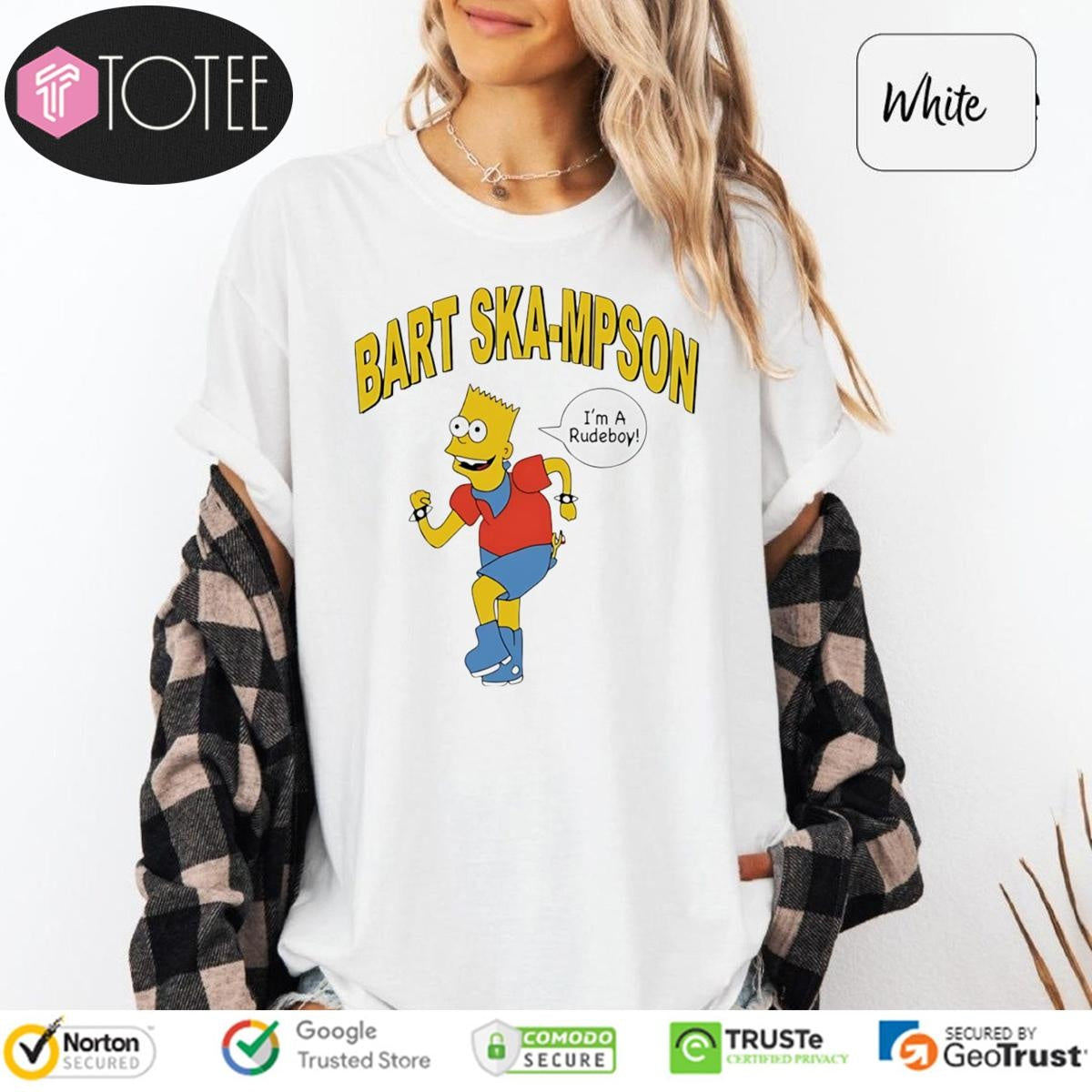 Bart Skampson Im A Rudeboy Bart Simpson T-shirt