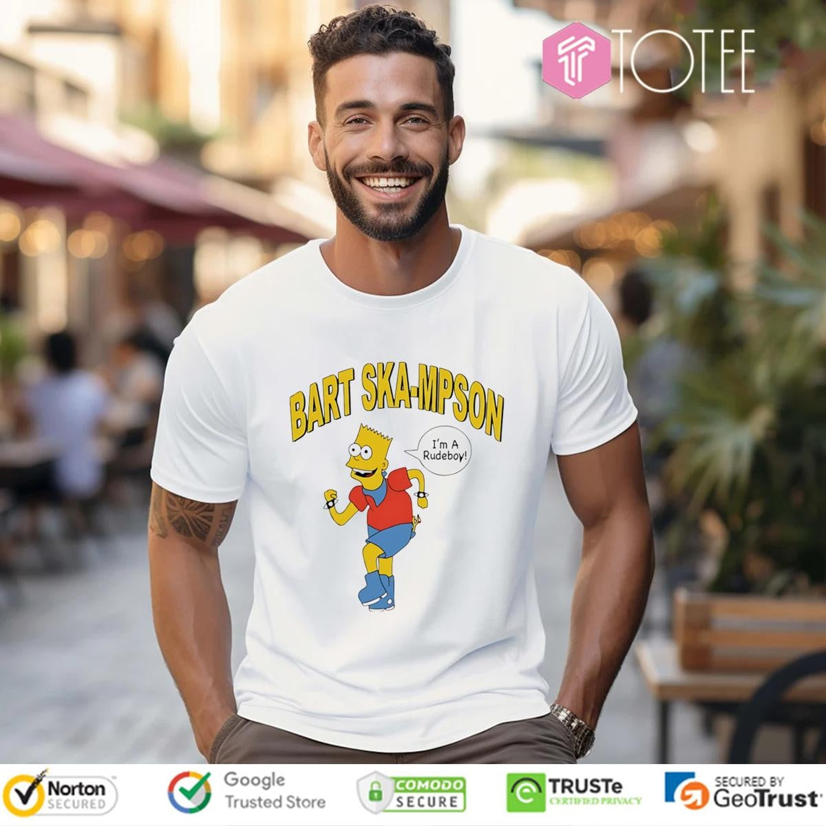 Bart Skampson Im A Rudeboy Bart Simpson T-shirt